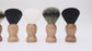 Soft Man‘s Shaving Brush Premium Wood Grain With Silver Ring beard brush