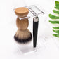 Professional Hair Salon Tool 4in1 Rich Foam Men Classic Traditional Shaving Kit