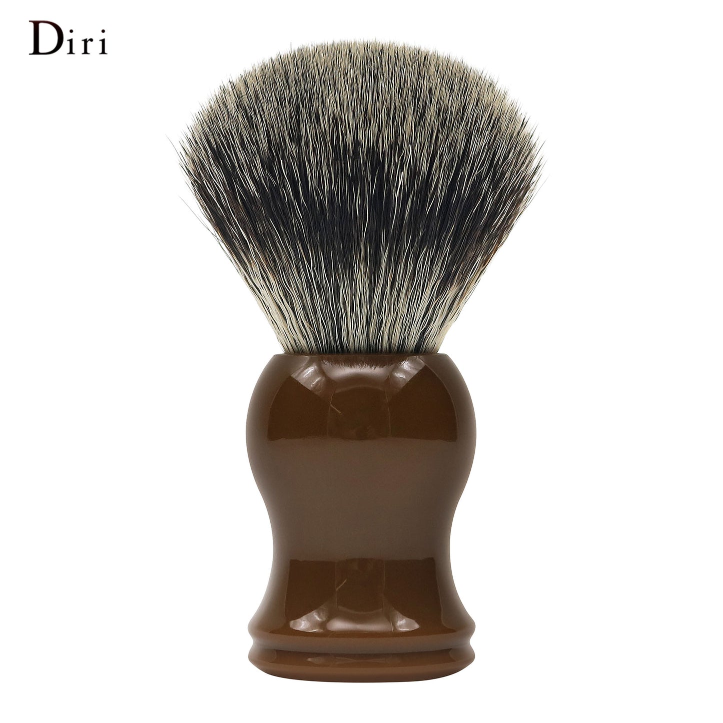 Best Men Father Gift Synthetic Shaving Brush Nylon Hair Brown Acrylic Handle Brush Shaving Tools For Men