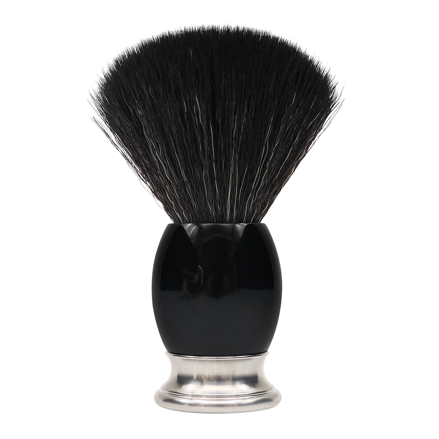 High Quality Synthetic Hair Resin & Metal Base Handle Shaving Brush