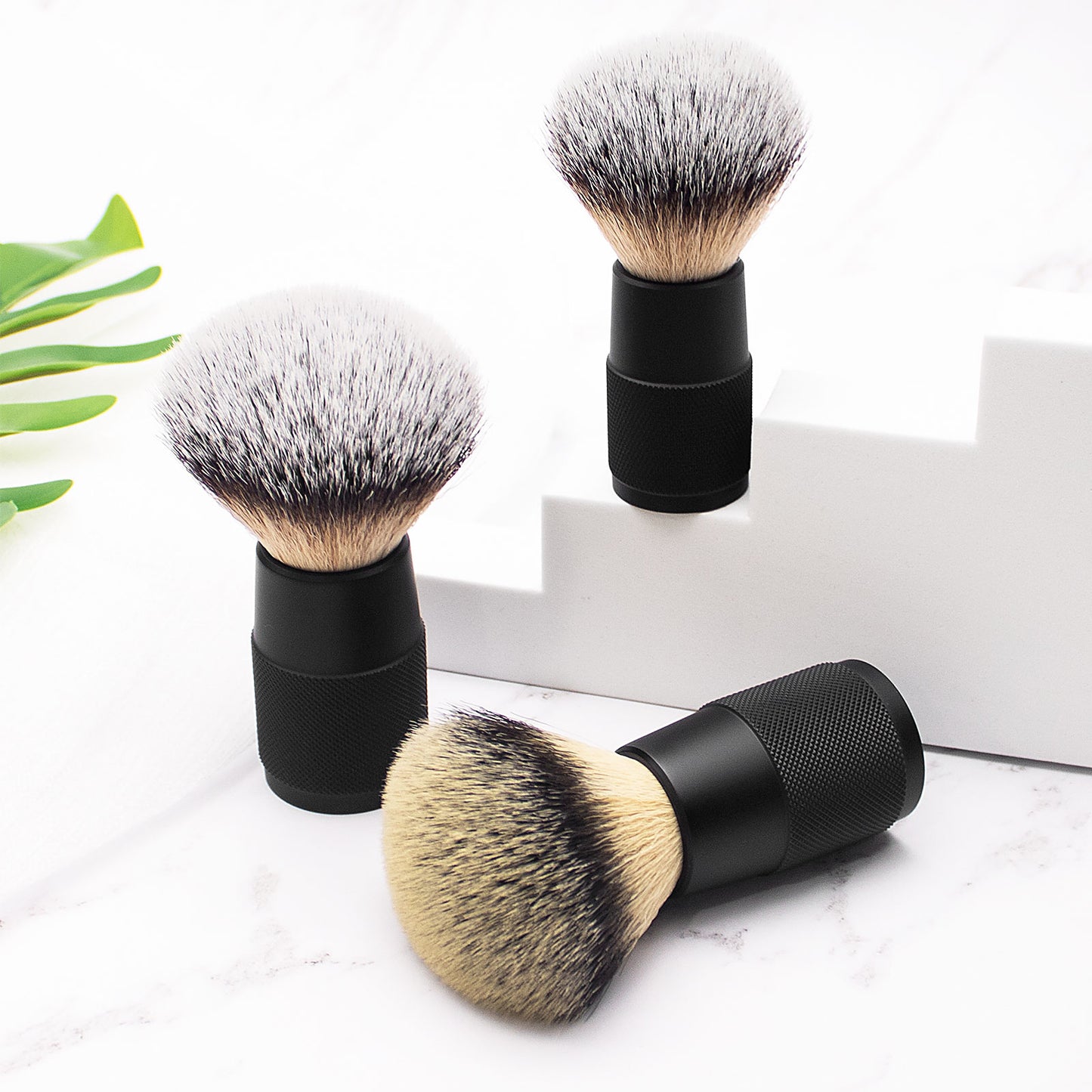 Premium Men's Grooming Synthetic Hair Vintage Shaving Brush Kit