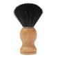 Soft Man‘s Shaving Brush Premium Wood Grain With Silver Ring beard brush