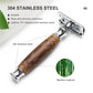 Eco-Friendly Twin Blade Wood Handle  Delicate Home Shaving Safety Razor