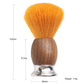 High-Grade Walnut Handle with Chrome Base Long Loft Dense Synthetic Bristle Shaving Brush