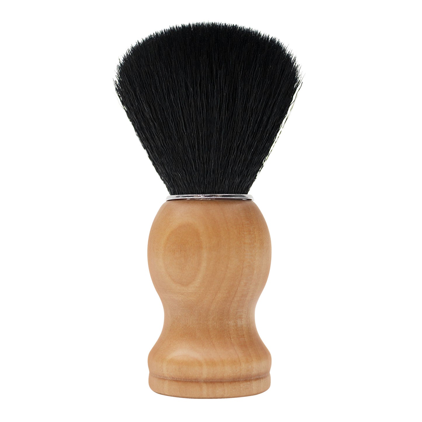 Soft Man‘s Shaving Brush Premium Wood Grain With Silver Ring beard brush