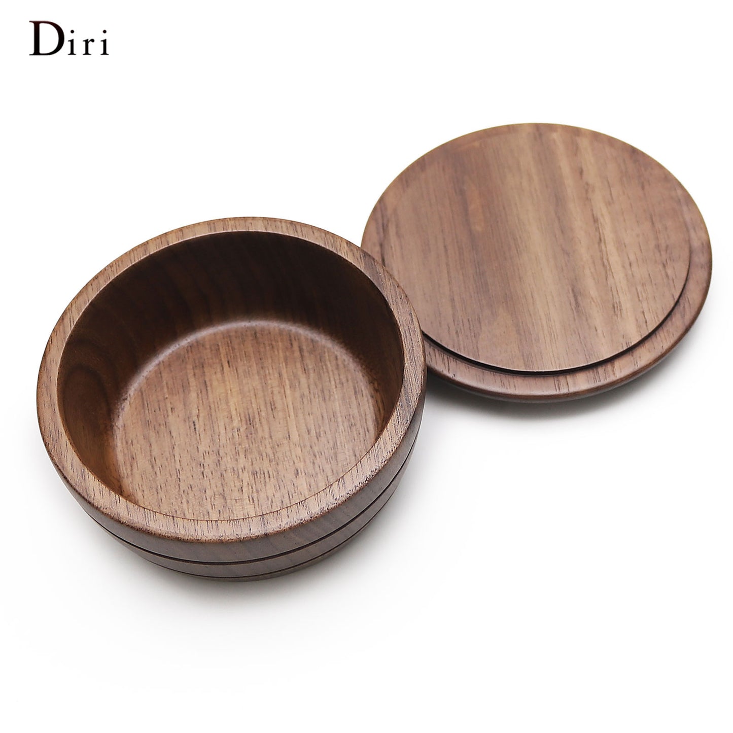 Hot Selling Multi - function Walnut Wooden Shaving Soap Bowl 