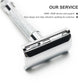 Classic Double Edge Eco-Friendly Safety Shaving Razor For Cleaning