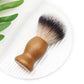 Professional Men's Grooming Synthetic Bamboo Wood Handle Brush Beard Shave Tool Practical