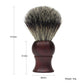 Top Selling Nature oval Rosewood Synthetic Hair Shaving Brush for Smooth Shaves