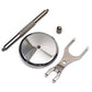 New Fashion High Quality Aluminum Alloy Shaving Stand Metal Holder for Men's Shaving