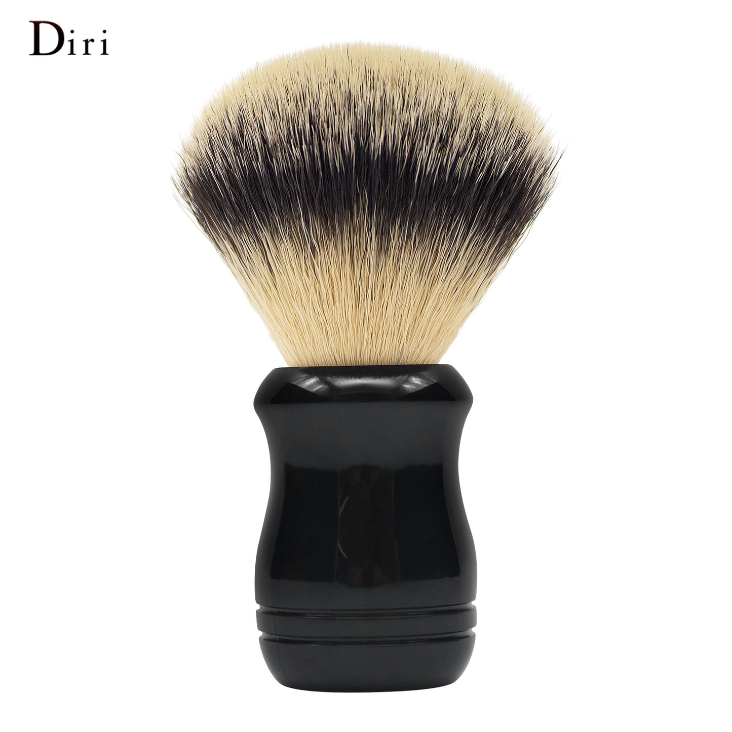 Wet Lather Soap Synthetic Hair Black Acrylic Handle Shaving Brush