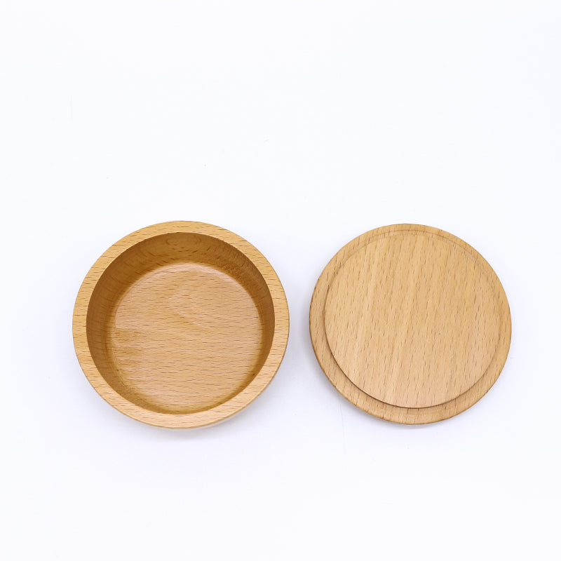 Premium Non-slip Wooden Men Foaming Shaving Bowl