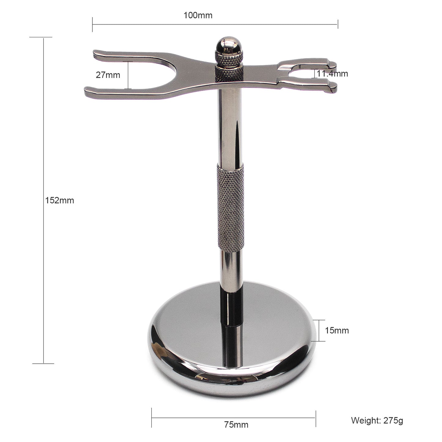 New Fashion High Quality Aluminum Alloy Shaving Stand Metal Holder for Men's Shaving