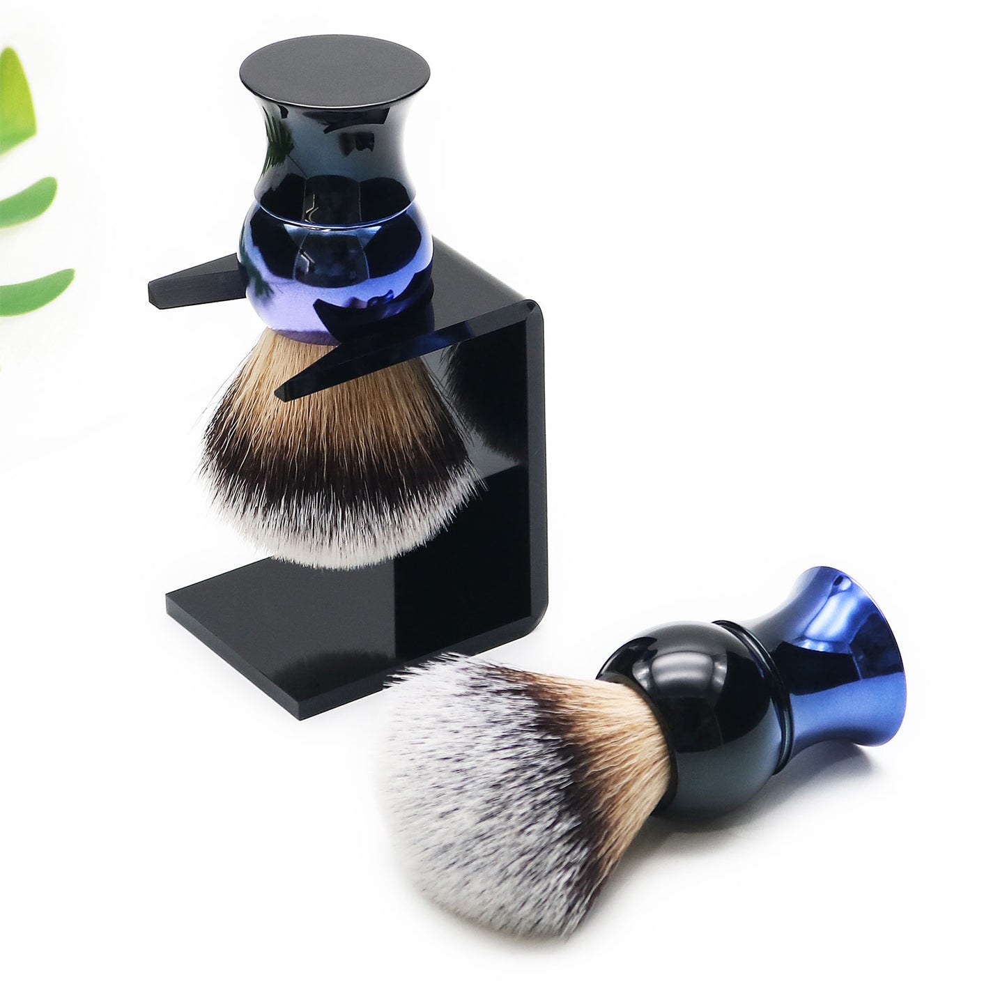 New Fashion High Quality Synthetic Hair Gradient Blue Shaving Brush