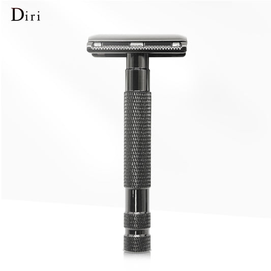 New Fashion Metal Aluminum Silver Safety Blades Shaving Razor For Gentleman Wet Shave