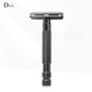 New Fashion Metal Aluminum Silver Safety Blades Shaving Razor For Gentleman Wet Shave