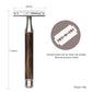 Natural Bamboo handle Safety Razor Zinc Alloy Double Edge Safety Razor