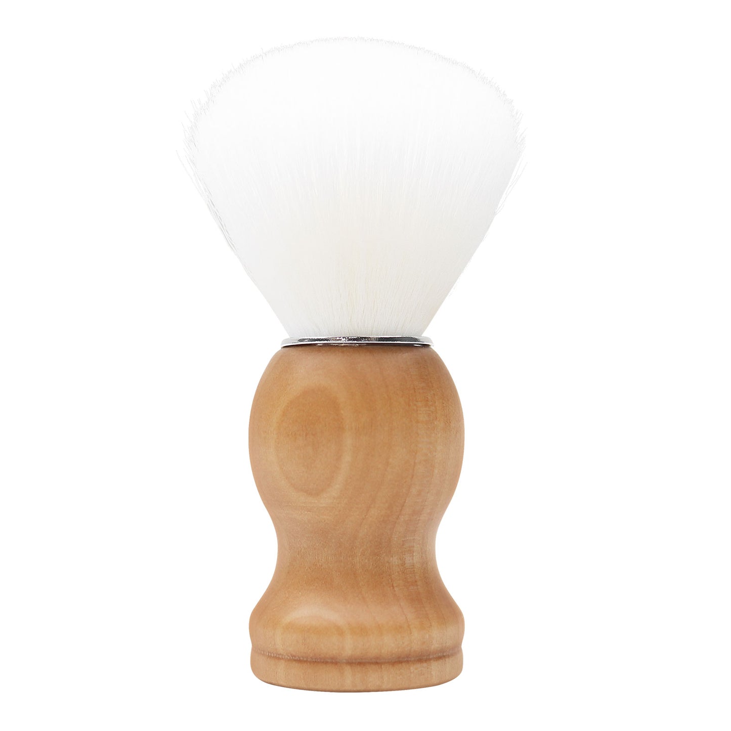 Soft Man‘s Shaving Brush Premium Wood Grain With Silver Ring beard brush