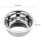 Stainless Steel Multi - function Rich Foam Shaving Tool Bowl