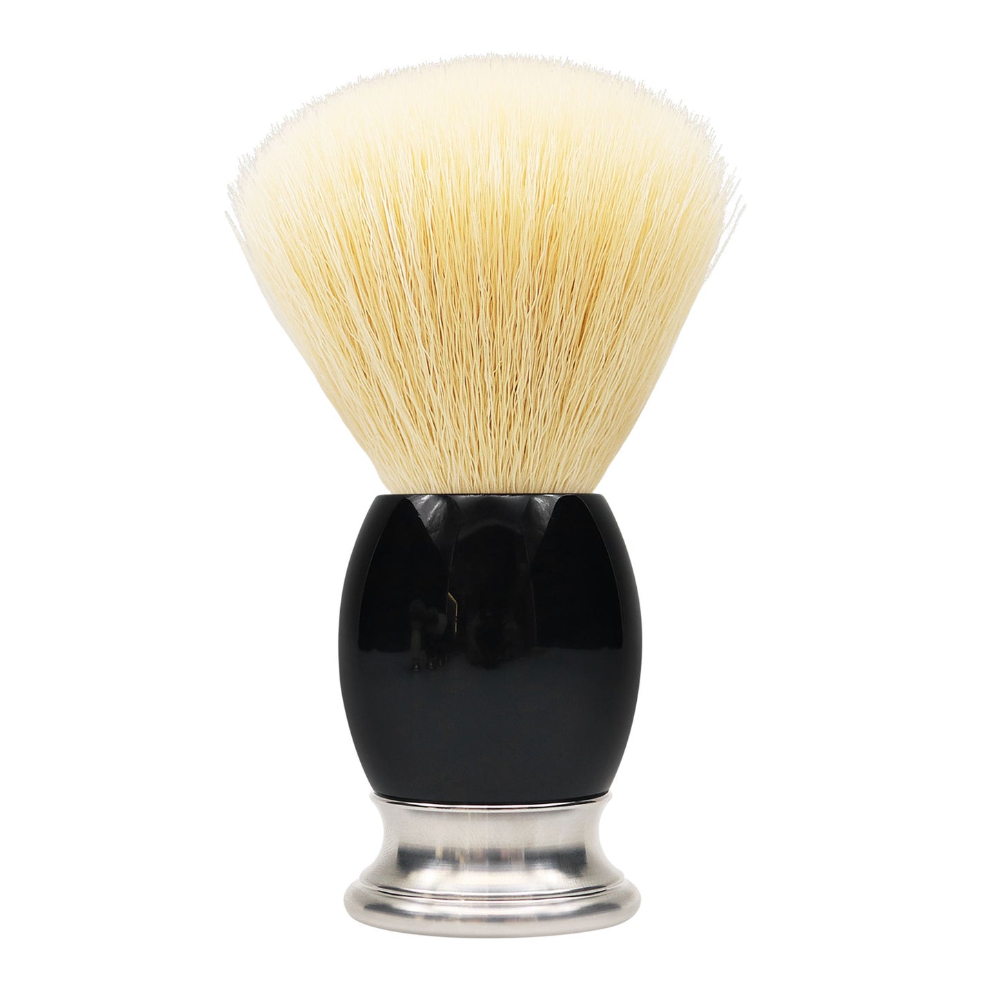 High Quality Synthetic Hair Resin & Metal Base Handle Shaving Brush