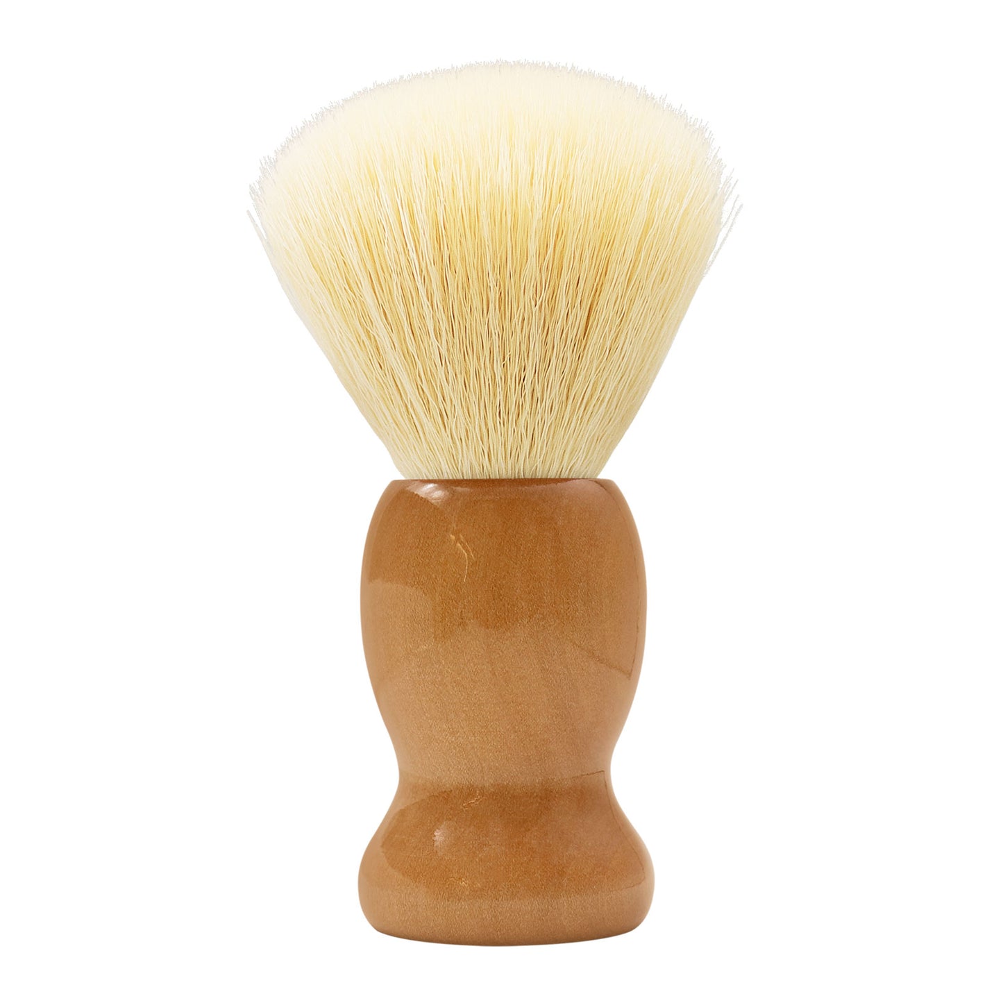 High Quality Vegan Synthetic Shaving Brush with Solid Wood Handle for Men