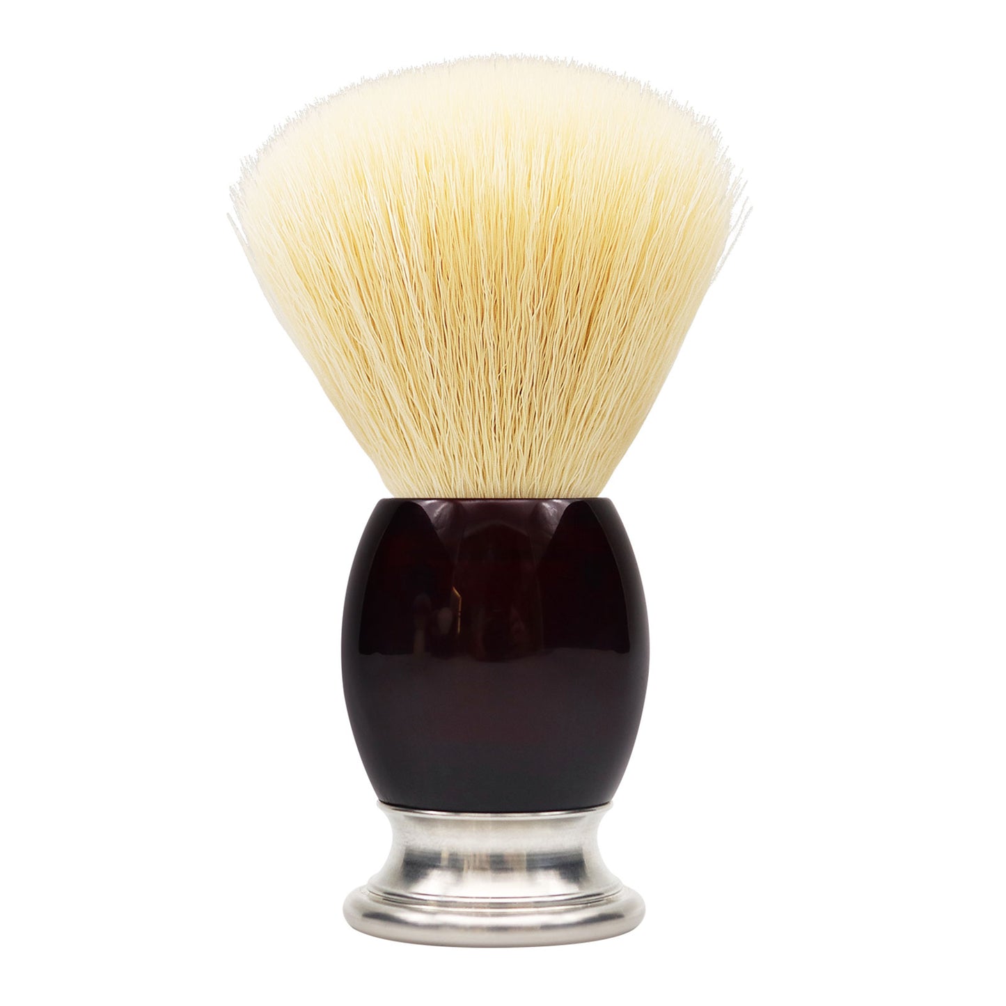 Premium High Quality Synthetic Red Resin & Metal BaseShaving Brush