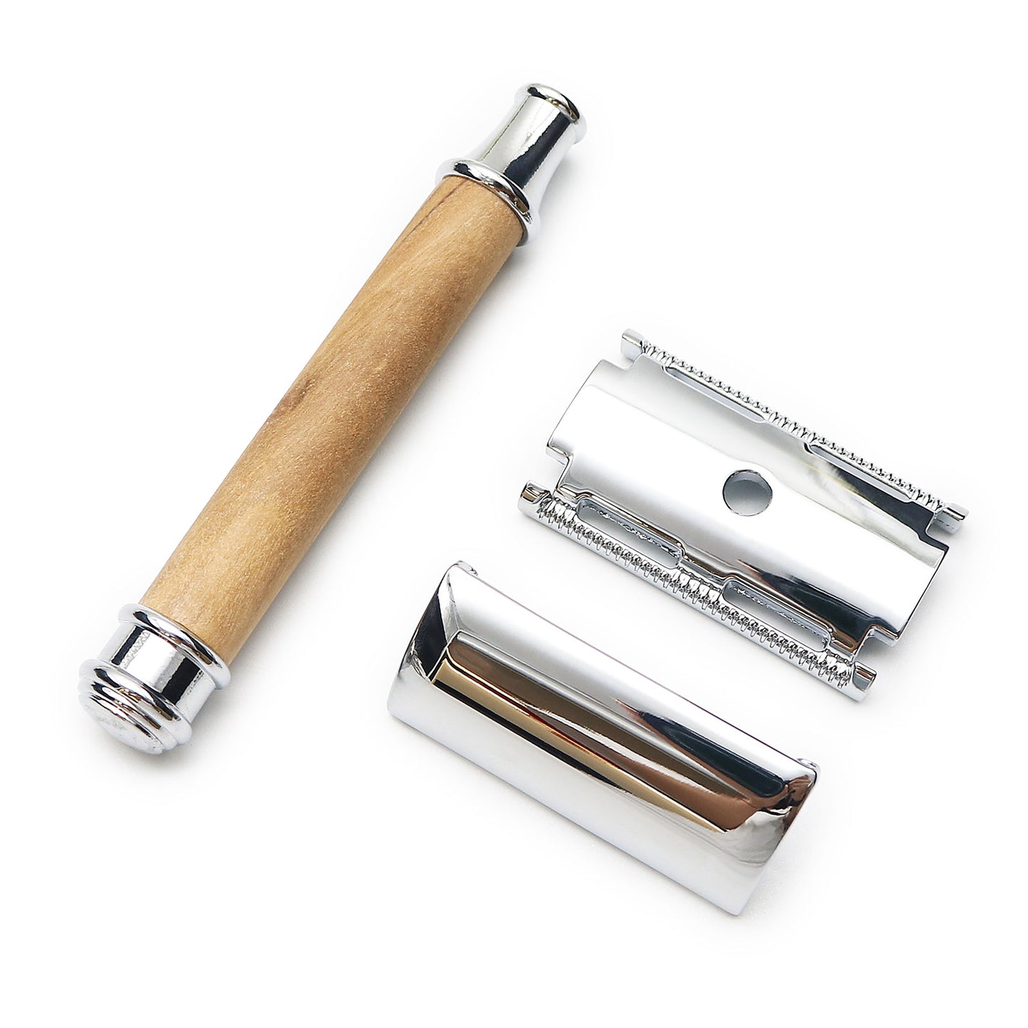 Men‘s GroomingGood Grip Classic Eco Friendly Olive Wooden Safety Razor