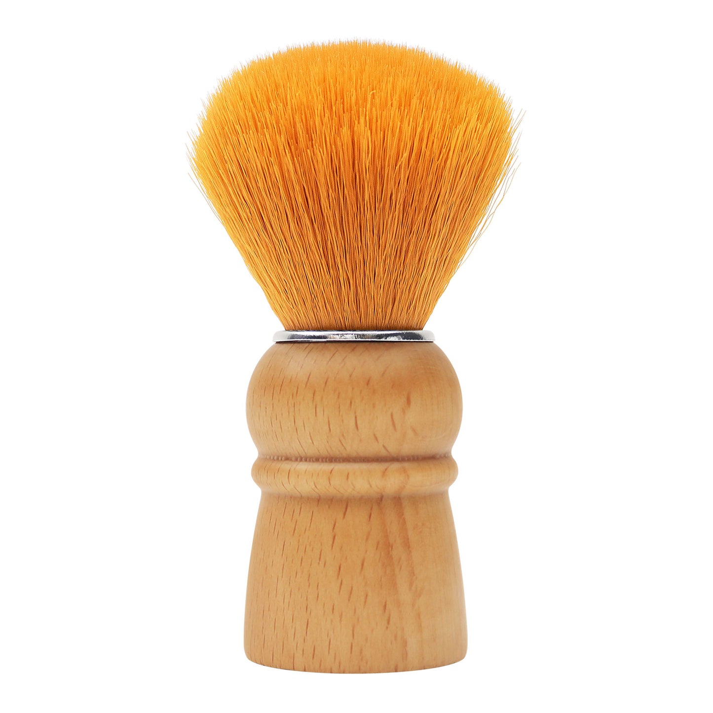 Synthetic Hair Shaving Brush for Men with Black Solid Wood Handle