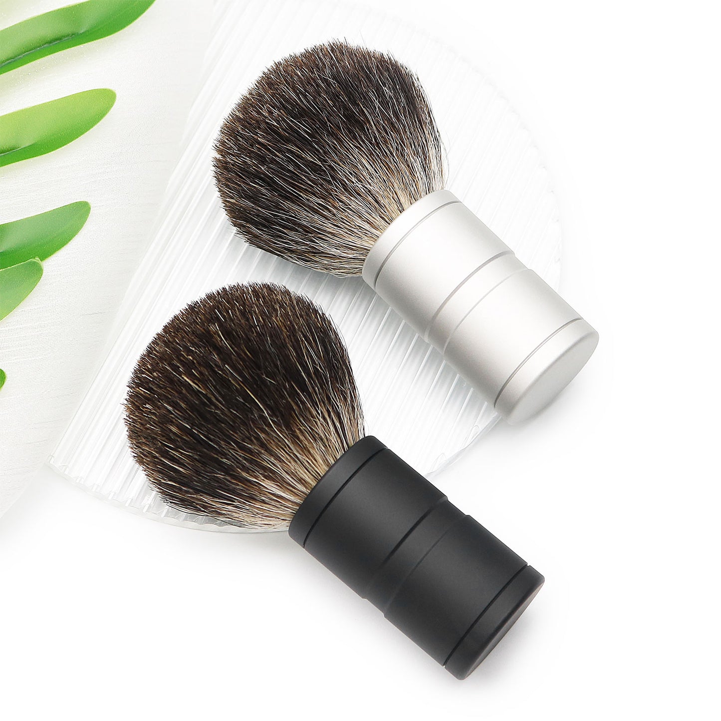 Premium Private Label Men's Pure Badger Cleaning Shave Brush