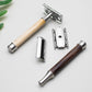 High Quality Wood Handle Edge Safety Razor Gift Shaving Safety razor