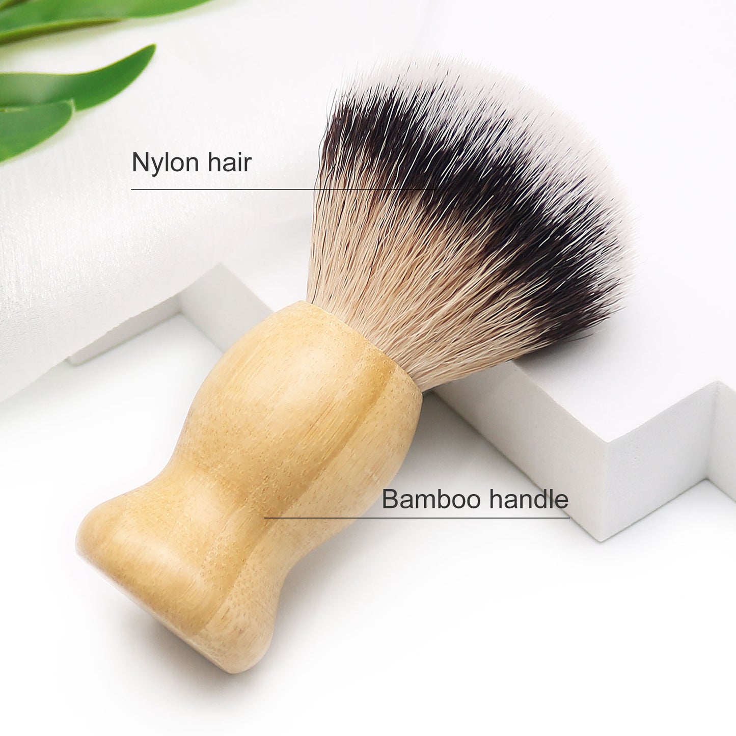 Elegant Shape Bamboo Handle Luxurious Premium Mens Shaving Brush