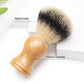 Best Hot Selling Professional Synthetic Hair Wood Grain Shaving Brush