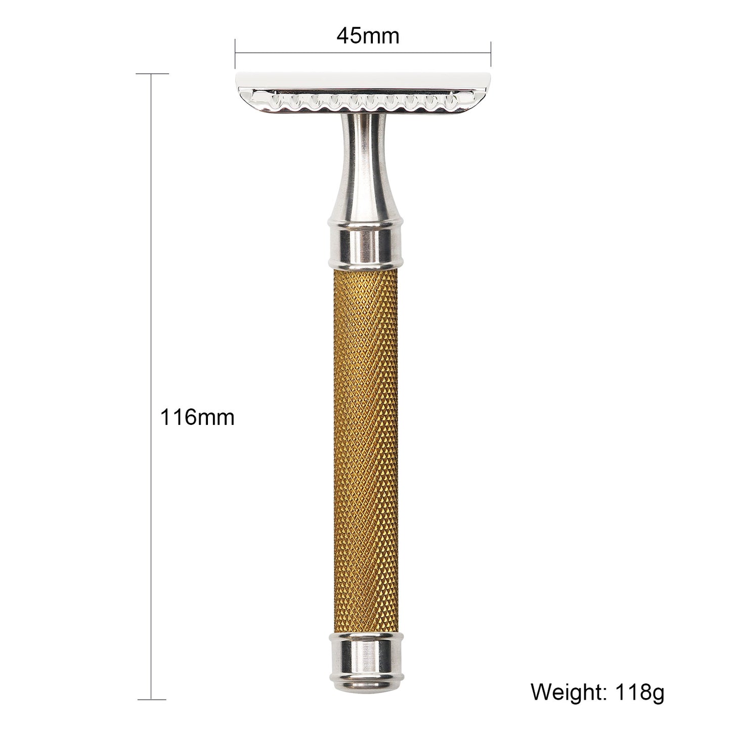 Eco-Friendly Double Edge Palace Head Shape Safety Shaving Razor For Man