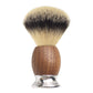 High-Grade Walnut Handle with Chrome Base Long Loft Dense Synthetic Bristle Shaving Brush