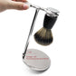 Luxury Personal Care & Gift 4in1 Eco-friendlyShaving Brush Bowl Razor Stand Shaving Set