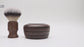 Hot Selling Multi - function Walnut Wooden Shaving Soap Bowl 